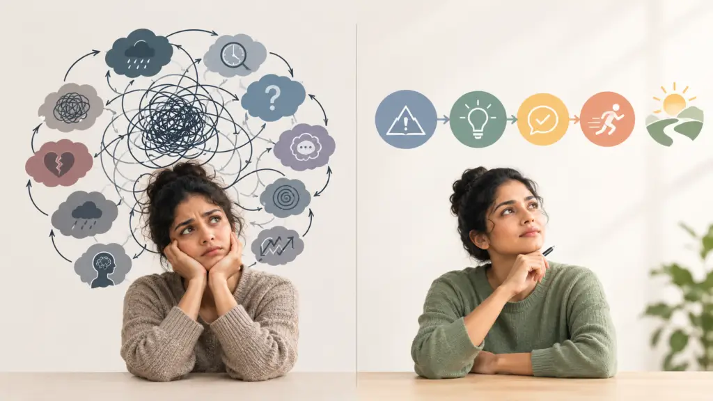 Overthinking vs Problem-Solving
