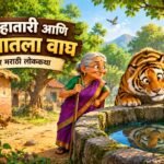 चतुर म्हातारी आणि वाघाची मजेदार मराठी लोककथा