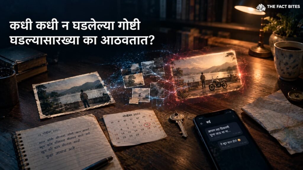कधी कधी न घडलेल्या गोष्टी घडल्यासारख्या का आठवतात?