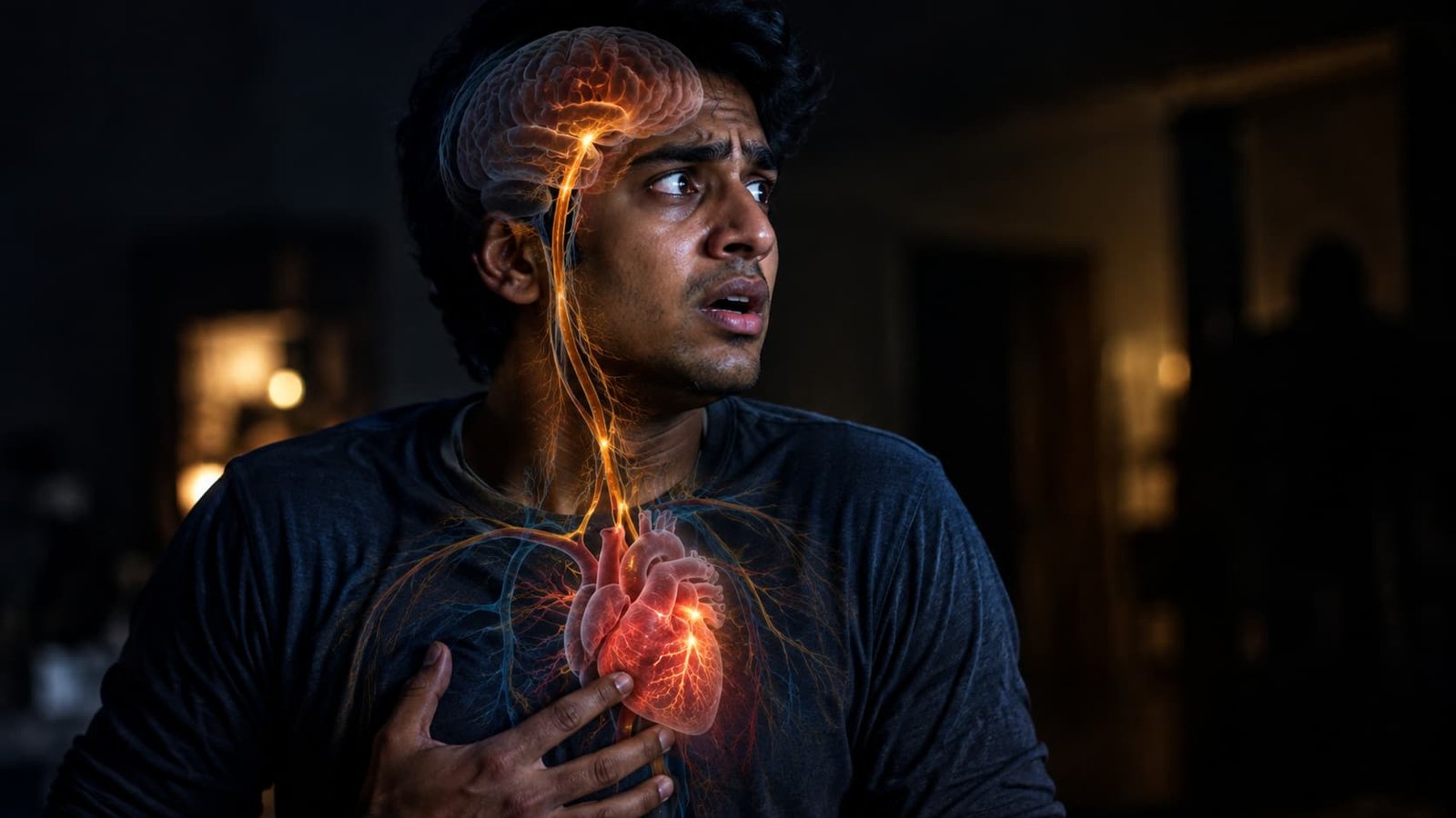 भीतीच्या वेळी हृदयाची धडधड वाढण्यामागचं विज्ञान