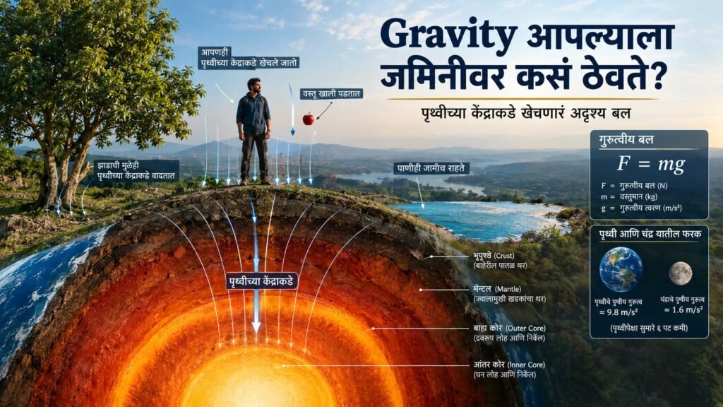गुरुत्वाकर्षण नसतं तर