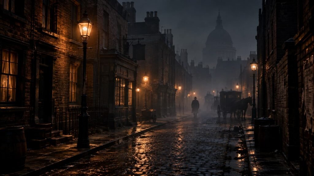 1888 मधील Whitechapel आणि Jack the Ripper रहस्याचं ऐतिहासिक दृश्य. Top 5 Unsolved Historical Mysteries