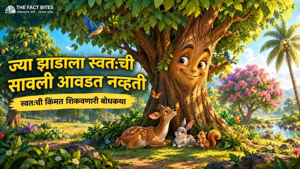 स्वतःची किंमत ओळखायला शिकवणारी झाडाची बोधकथा