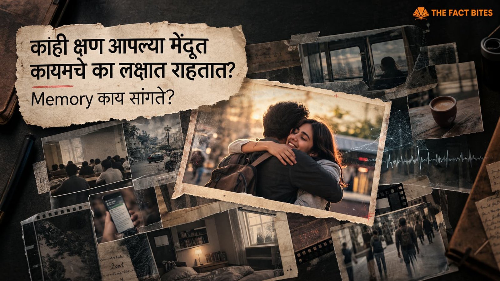 काही क्षण आपल्या मेंदूत कायमचे का लक्षात राहतात हे दाखवणारी Memory आणि Emotional Memory ची प्रतिमा