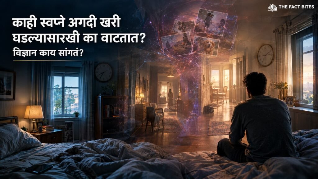काही स्वप्नं अगदी खरी घडल्यासारखी का वाटतात हे दाखवणारी Dream आणि Brain ची वैज्ञानिक प्रतिमा