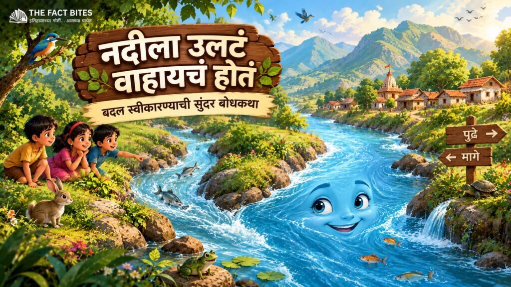 स्वीकारण्याची शिकवण देणारी नदीची मराठी बोधकथा