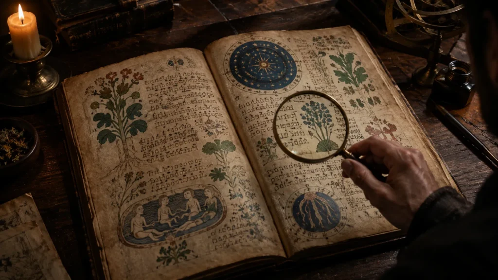 Voynich Manuscript मधील रहस्यमय लिपी. Top 5 Unsolved Historical Mysteries