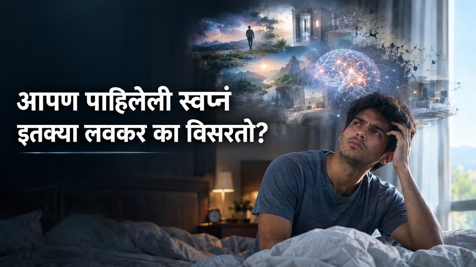 आपण पाहिलेली स्वप्नं का विसरतो हे दाखवणारी Dream Memory ची वैज्ञानिक प्रतिमा